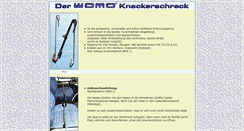 Desktop Screenshot of knackerschreck.de